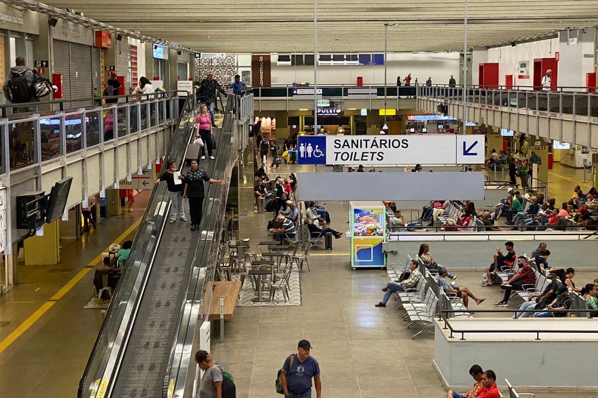 Rodoviária de BH: Terminal, concedido à iniciativa privada no início do mês, recebe as primeiras melhorias do plano de modernização!