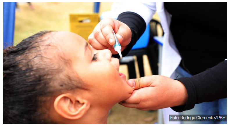 PBH reforça vacinação contra a Paralisia infantil, Covid e Gripe neste sábado