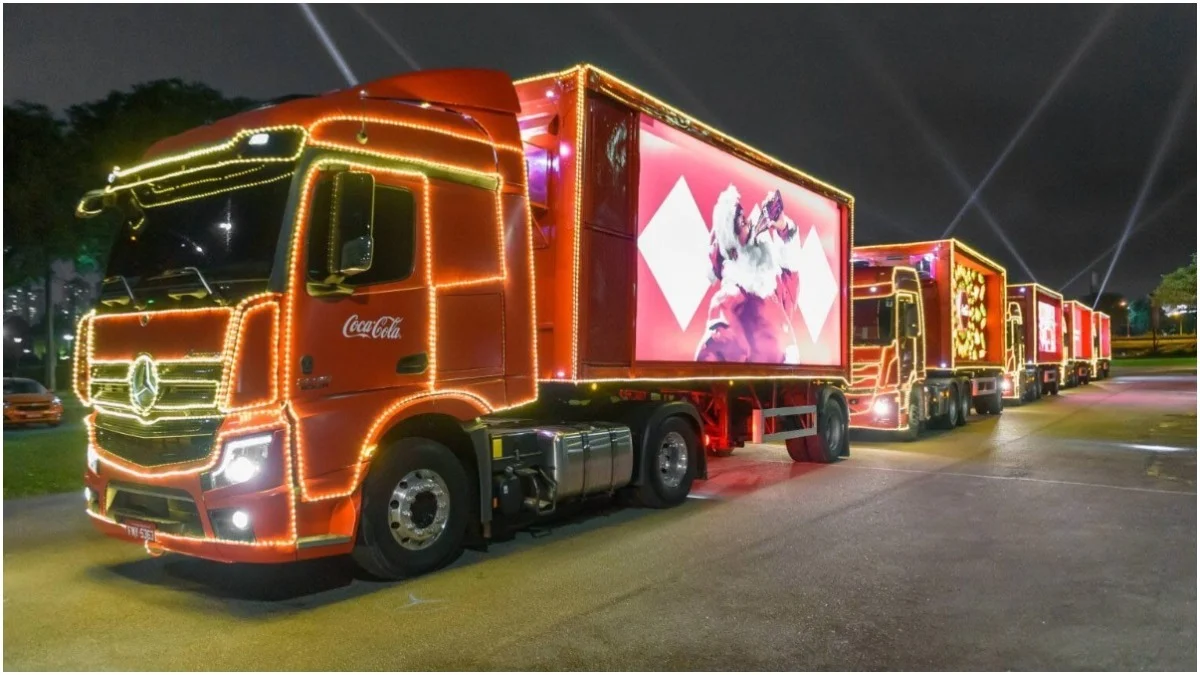 Caravana de Natal da Coca-Cola chega a BH e mais quatro cidades de Minas Gerais!