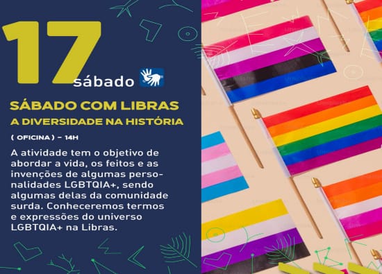 Sábado com Libras - A Diversidade na História e Tabuleiro Acessível