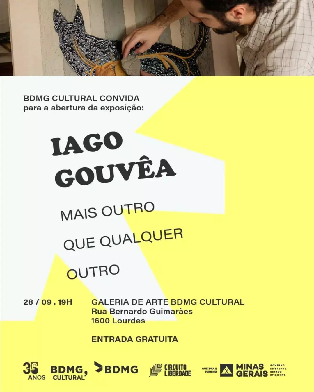 Exposição "Mais outro que qualquer outro”, Mostra de Iago Gouvêa