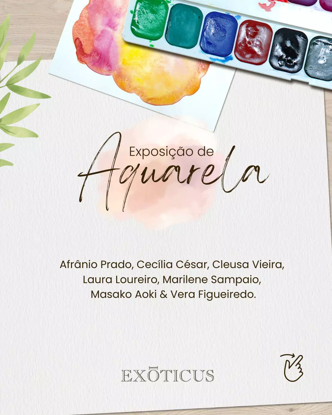Exposição de Aquarela