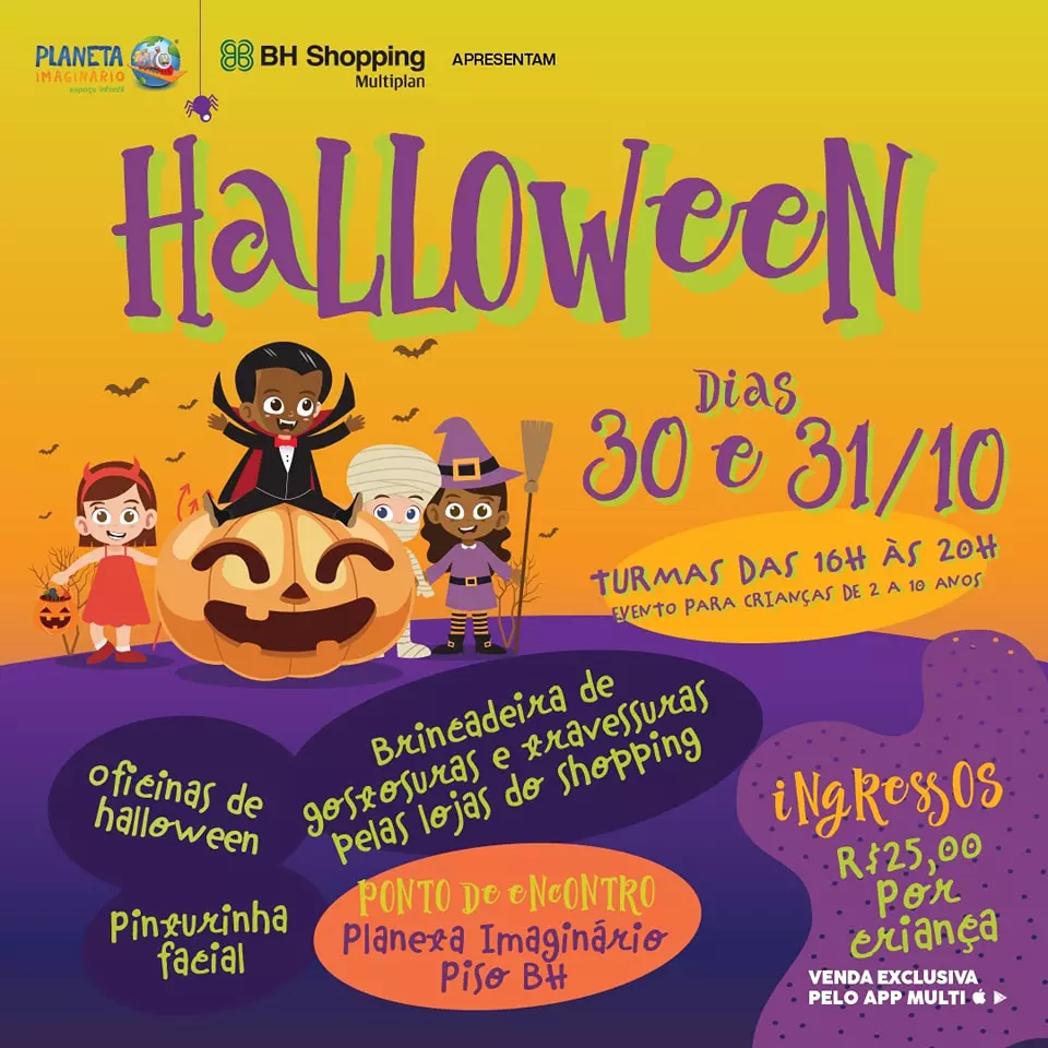 Halloween no BH Shopping