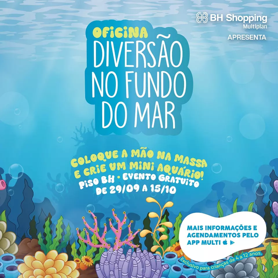 Oficina Diversão no Fundo do Mar - BH Shopping