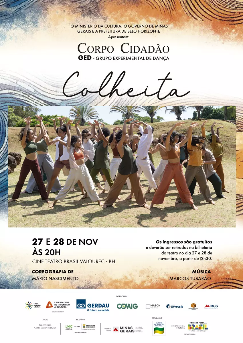Espetáculo: Colheita - Corpo Cidadão