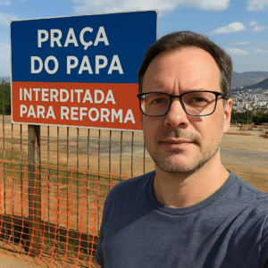 Praça do Papa em Reforma Volta Completa de Carro pelo Entorno em Belo Horizonte