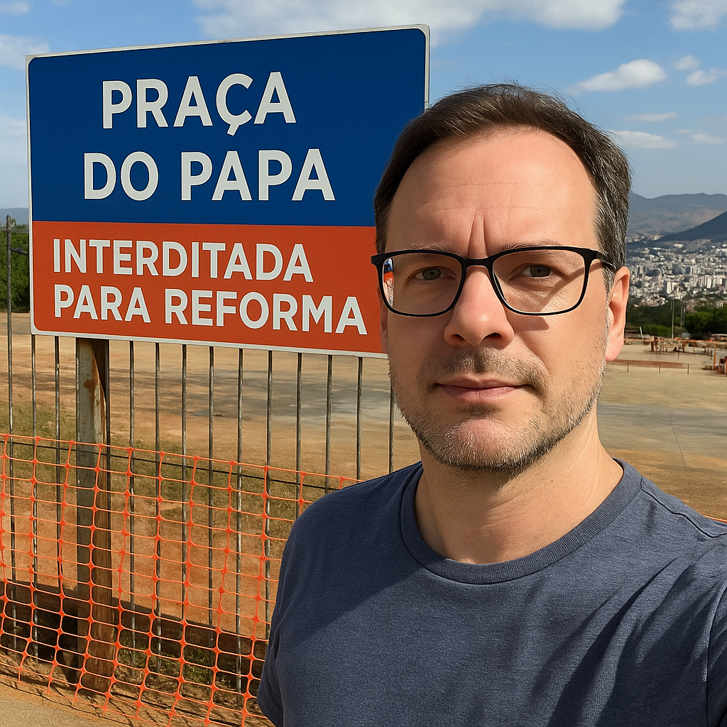 Praça do Papa em Reforma Volta Completa de Carro pelo Entorno em Belo Horizonte