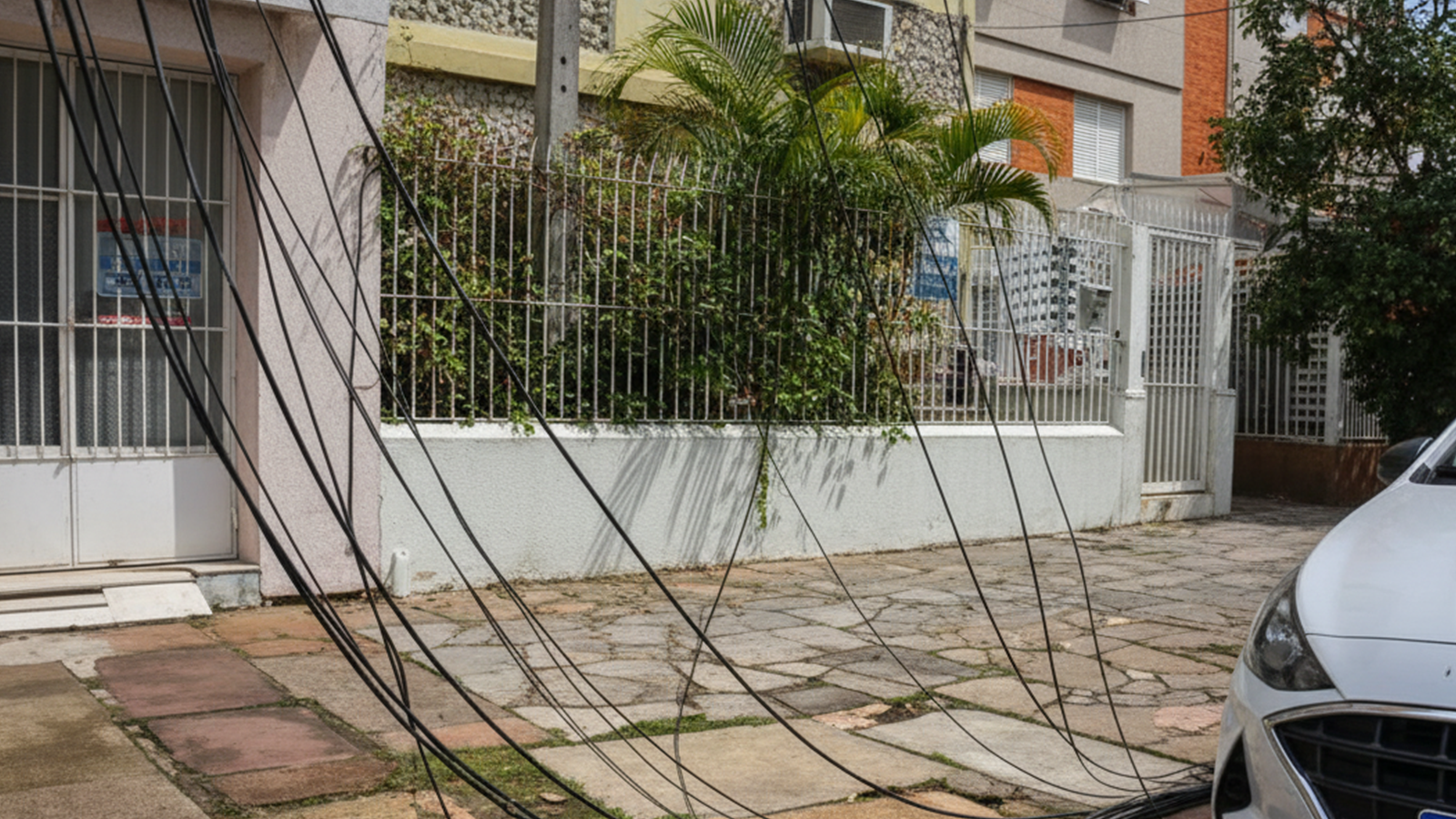 Projeto em BH propõe canal de denúncias e notificação para fios soltos nas ruas